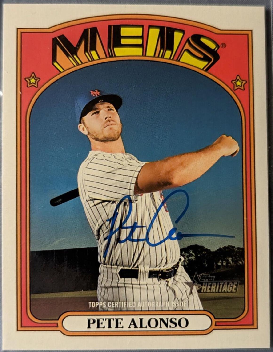 Pete Alonso Real One Autographs #ROA-PA