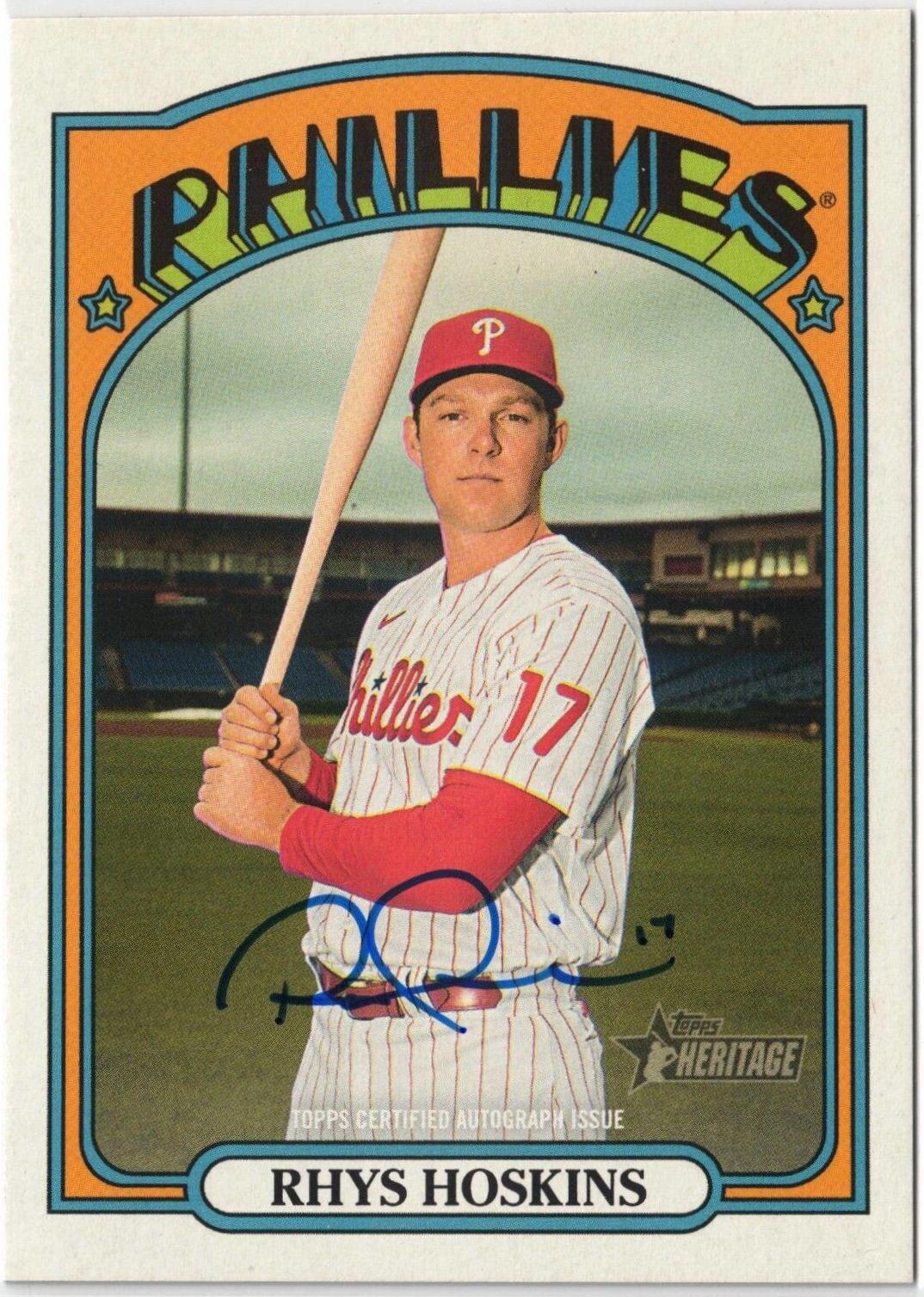 Rhys Hoskins Real One Autographs #ROA-RHO