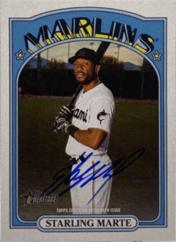 Starling Marte Real One Autographs #ROA-SM