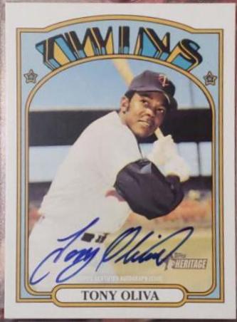 Tony Oliva Real One Autographs #ROA-TO