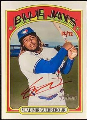 Vladimir Guerrero Jr. Real One Autographs #ROA-VG