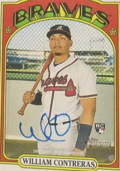William Contreras Real One Autographs #ROA-WCO