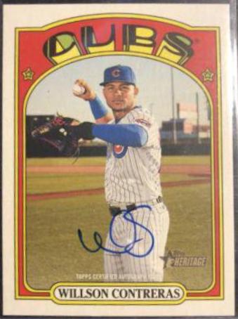 Willson Contreras Real One Autographs #ROA-WC