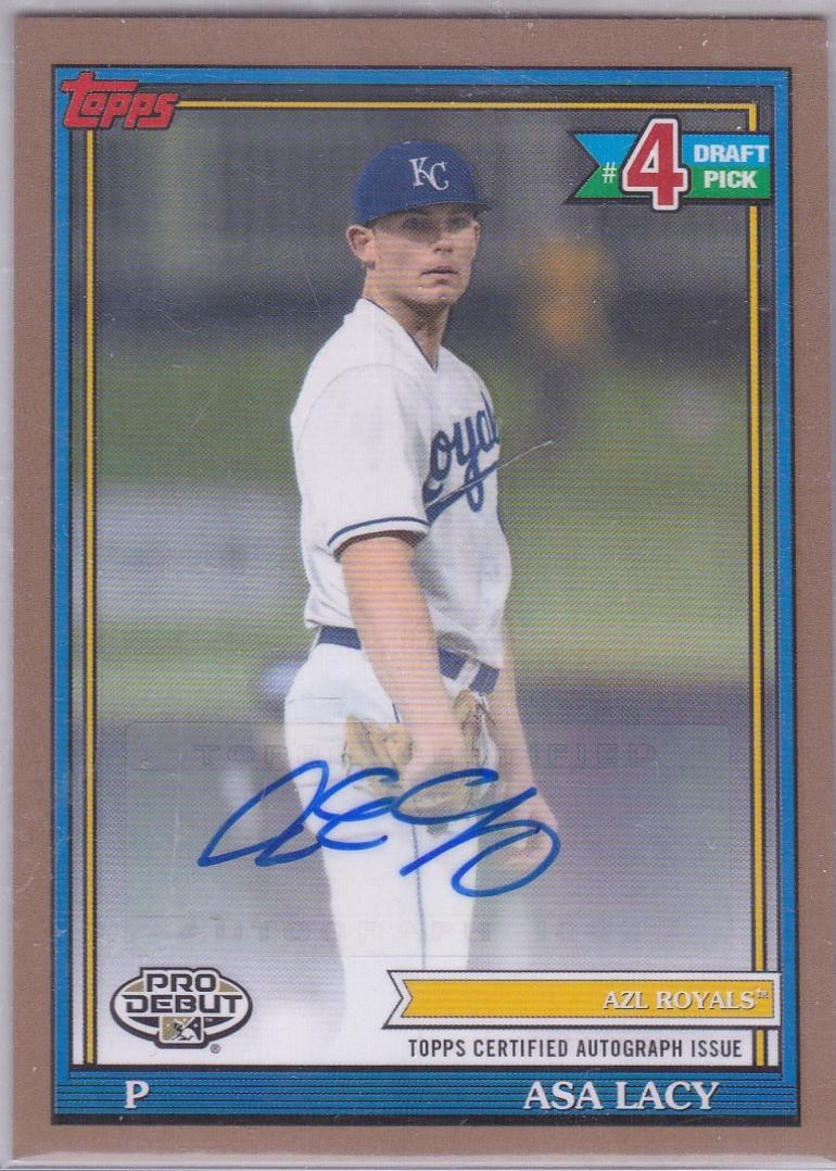 Asa Lacy [Gold Autograph] #PD-153