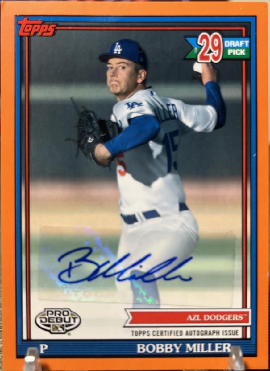 Bobby Miller [Orange Autograph] #PD-176