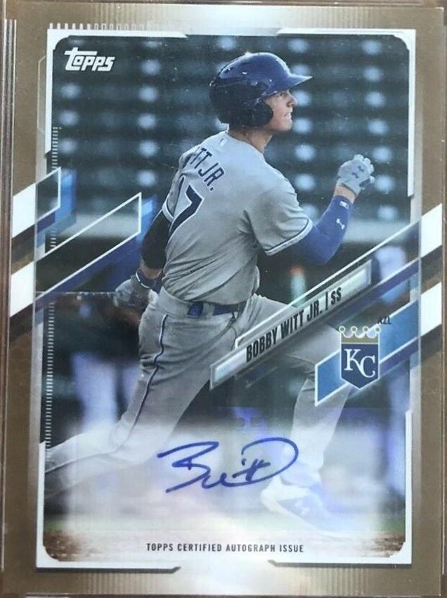 Bobby Witt Jr. [Gold Autograph] #PD-3