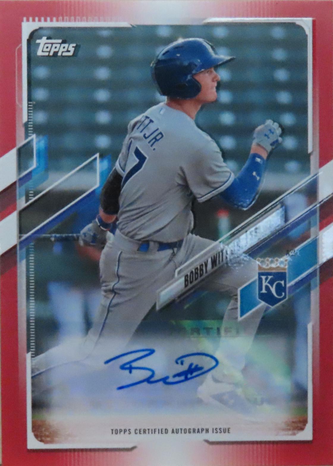 Bobby Witt Jr. [Red Autograph] #PD-3
