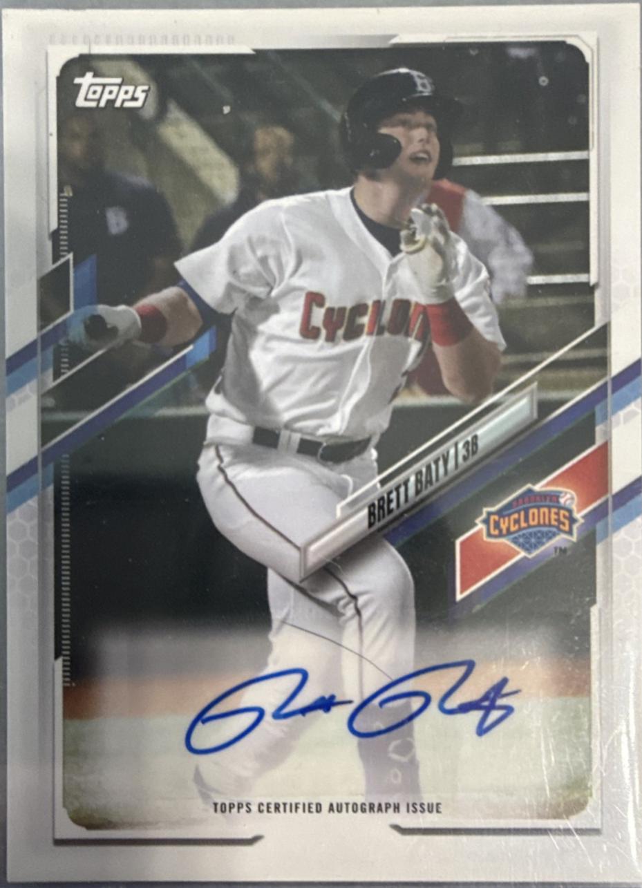 Brett Baty [Autograph] #PD-13
