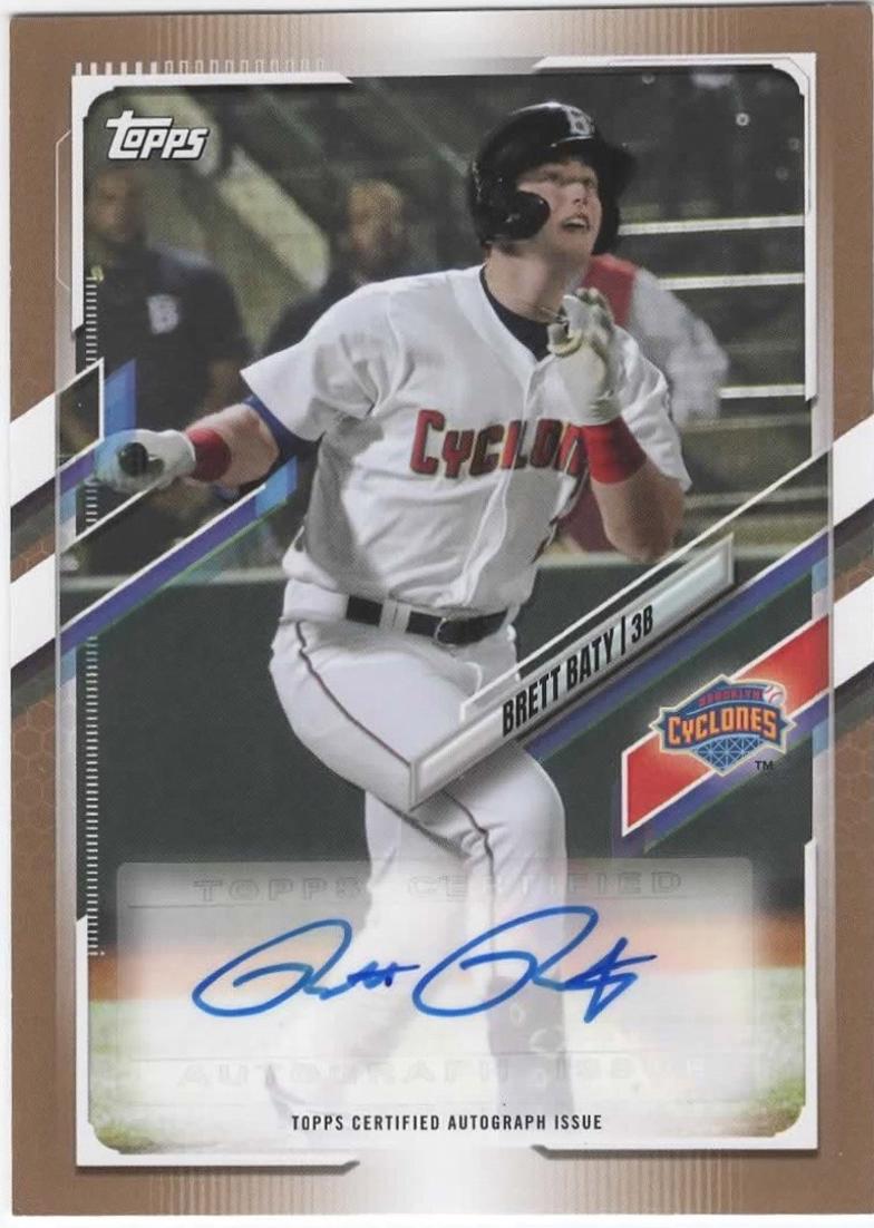 Brett Baty [Gold Autograph] #PD-13