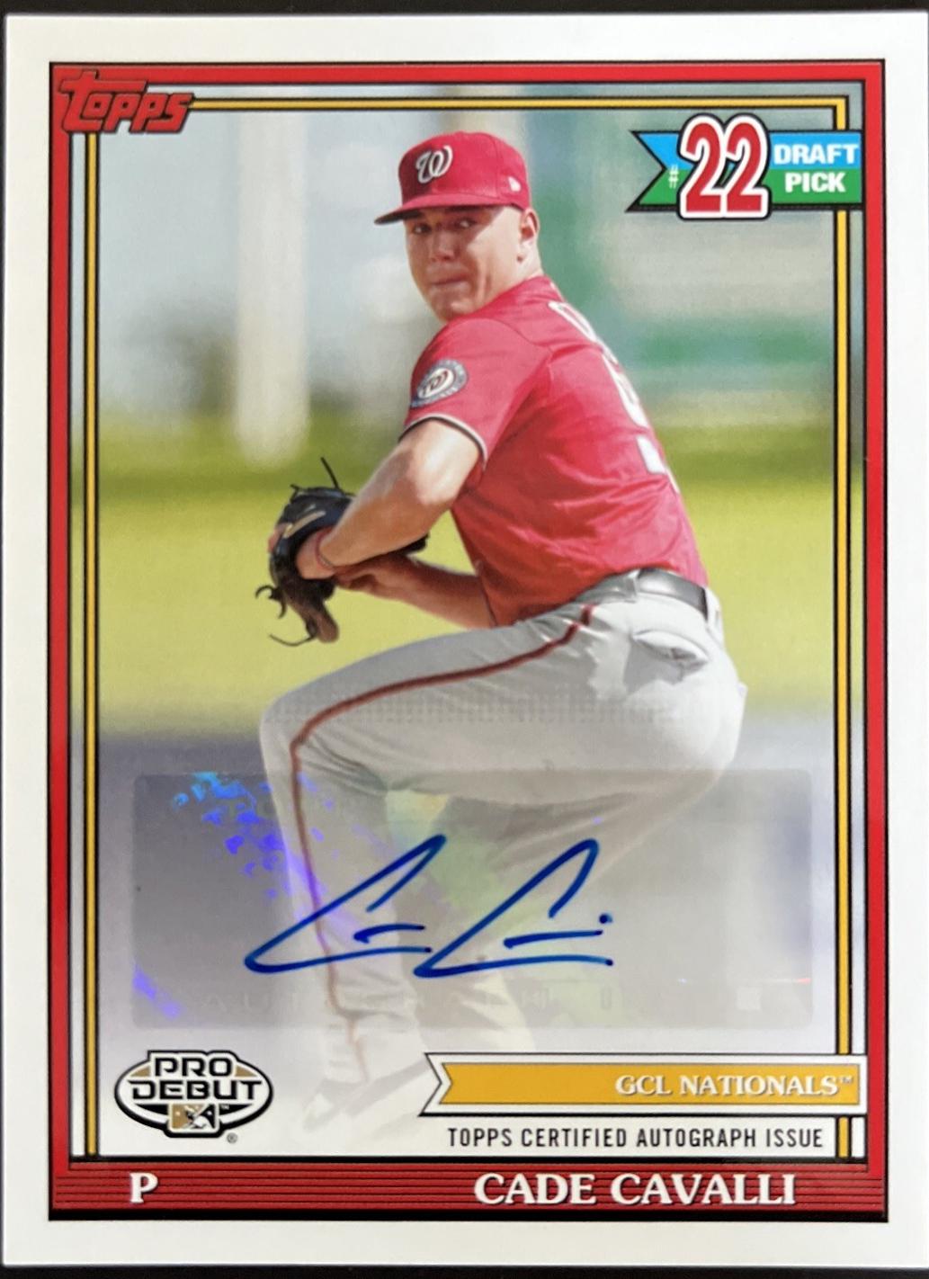 Cade Cavalli [Autograph] #PD-170