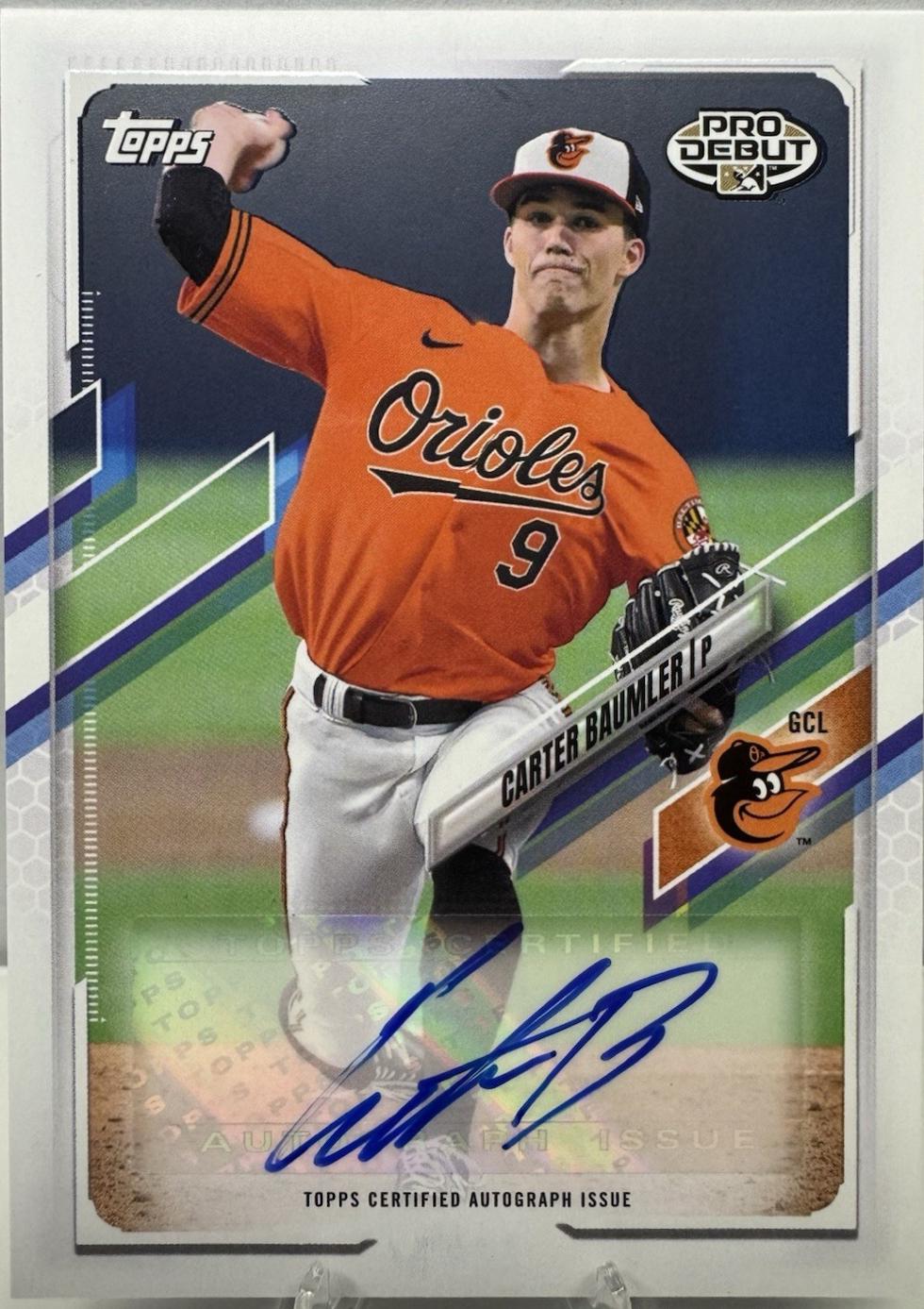 Carter Baumler [Autograph] #PD-74