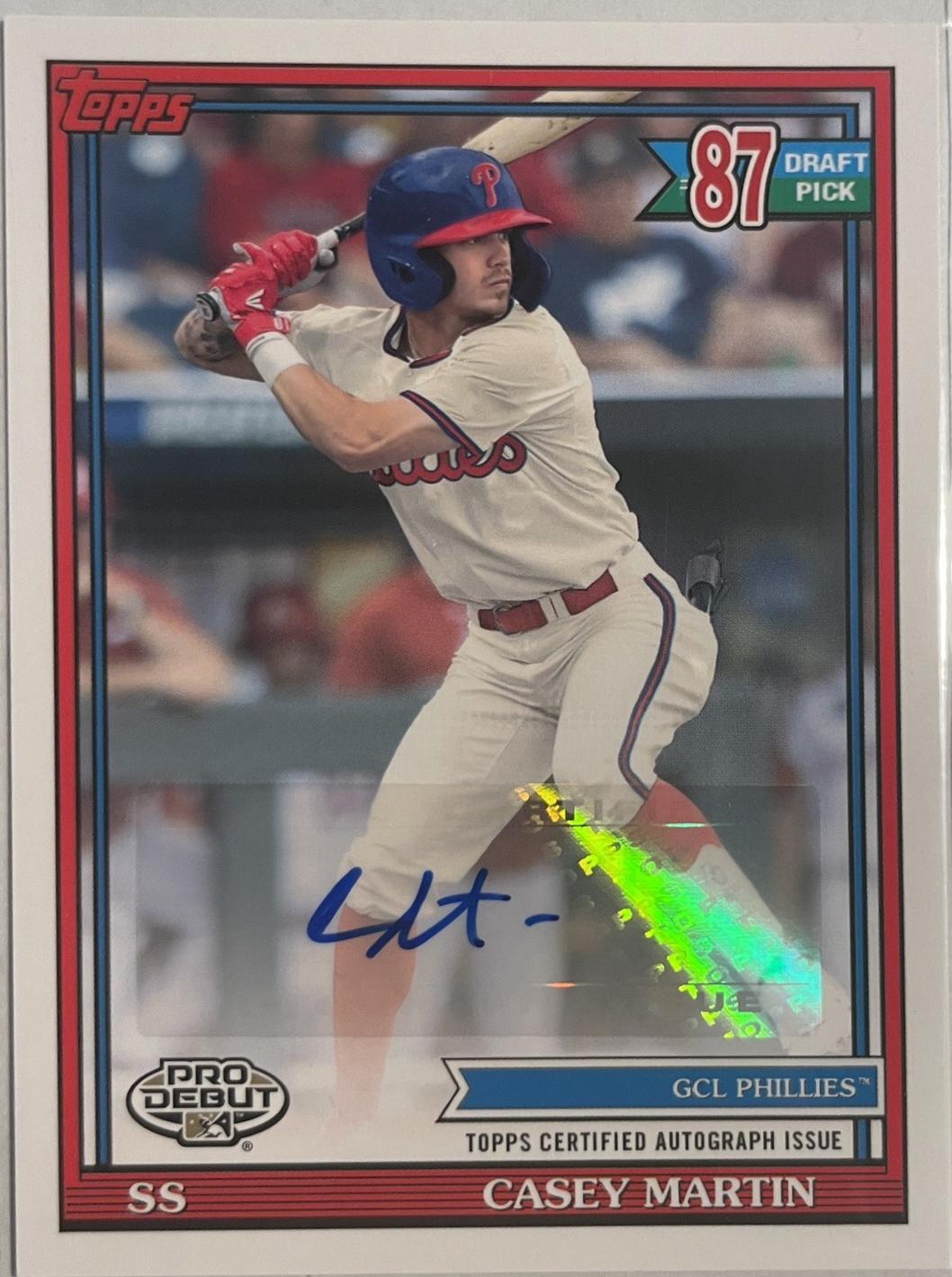 Casey Martin [Autograph] #PD-177