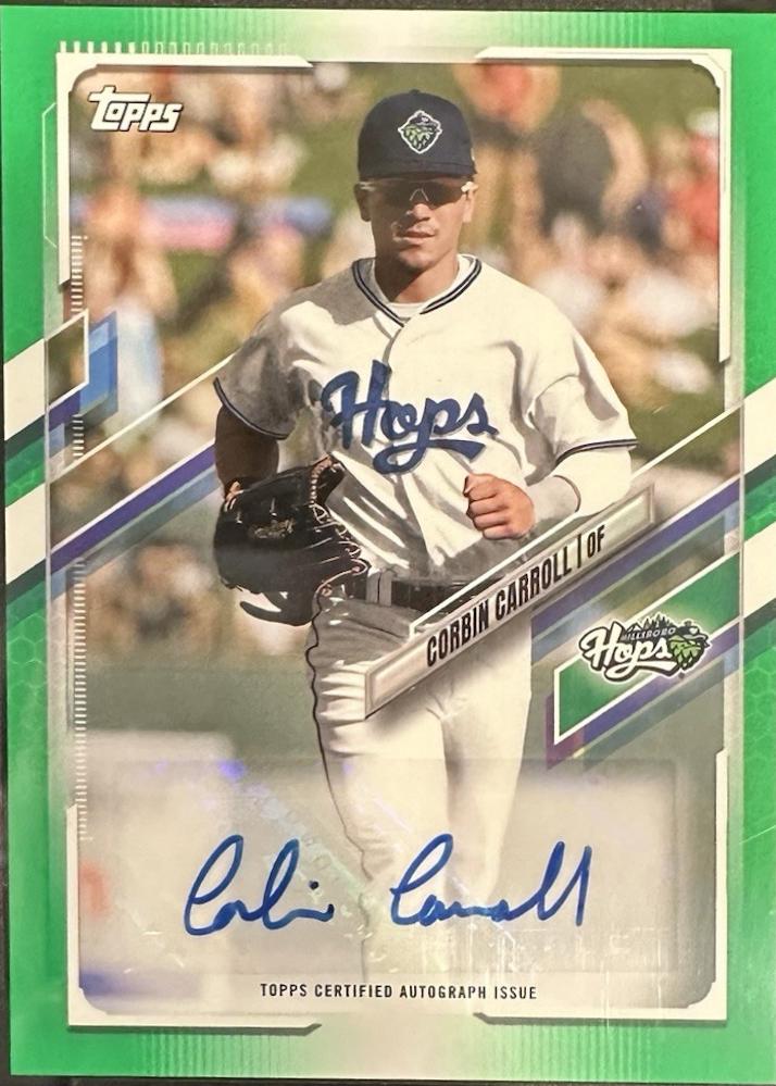 Corbin Carroll [Green Autograph] #PD-84