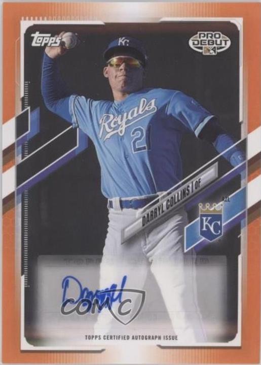 Darryl Collins [Orange Autograph] #PD-98