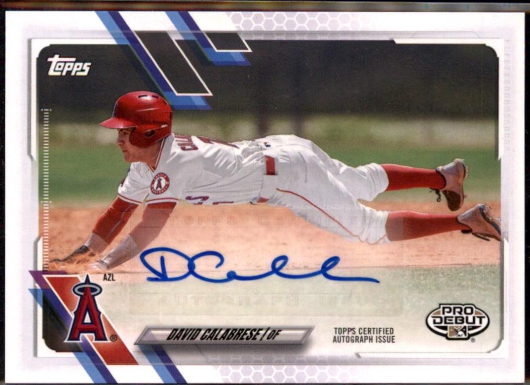 David Calabrese [Autograph] #PD-114