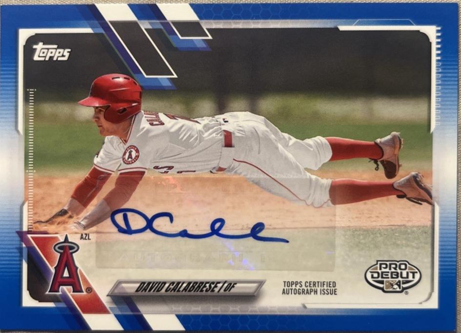 David Calabrese [Blue Autograph] #PD-114