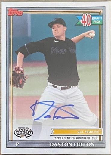 Daxton Fulton [Autograph] #PD-192