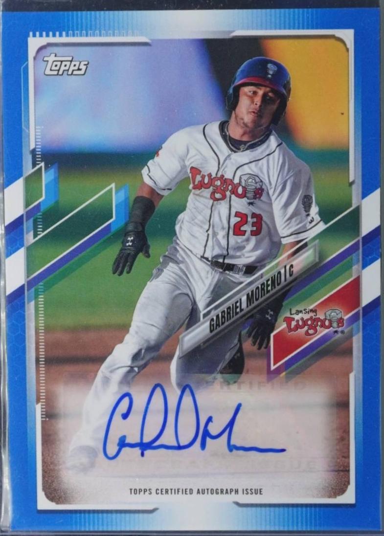 Gabriel Moreno [Blue Autograph] #PD-111