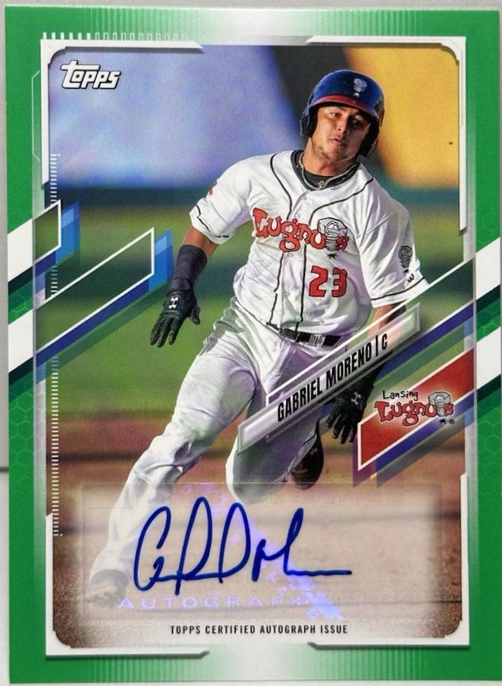 Gabriel Moreno [Green Autograph] #PD-111