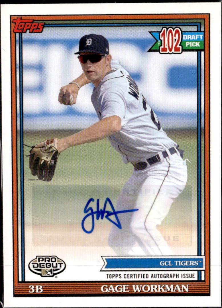 Gage Workman [Autograph] #PD-179
