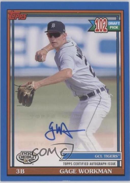 Gage Workman [Blue Autograph] #PD-179