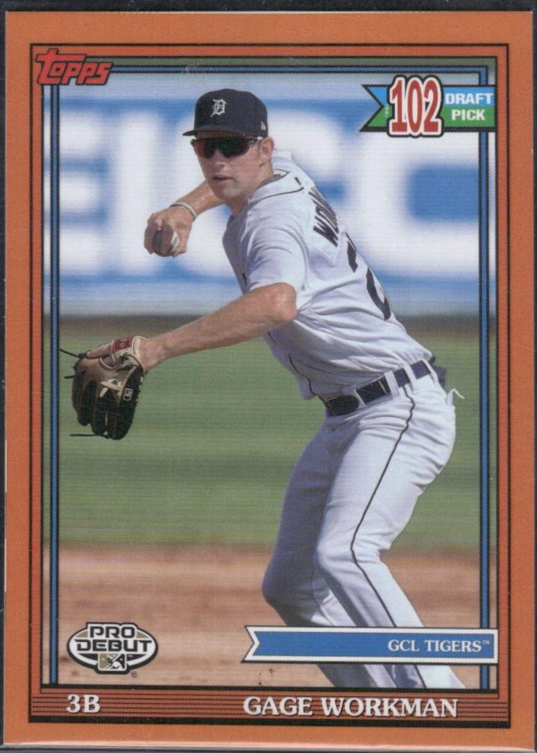 Gage Workman [Orange Autograph] #PD-179