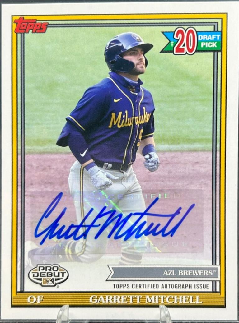 Garrett Mitchell [Autograph] #PD-168