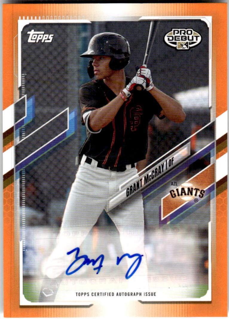 Grant McCray [Orange Autograph] #PD-148