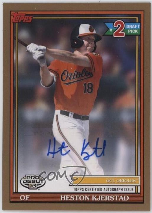 Heston Kjerstad [Gold Autograph] #PD-154