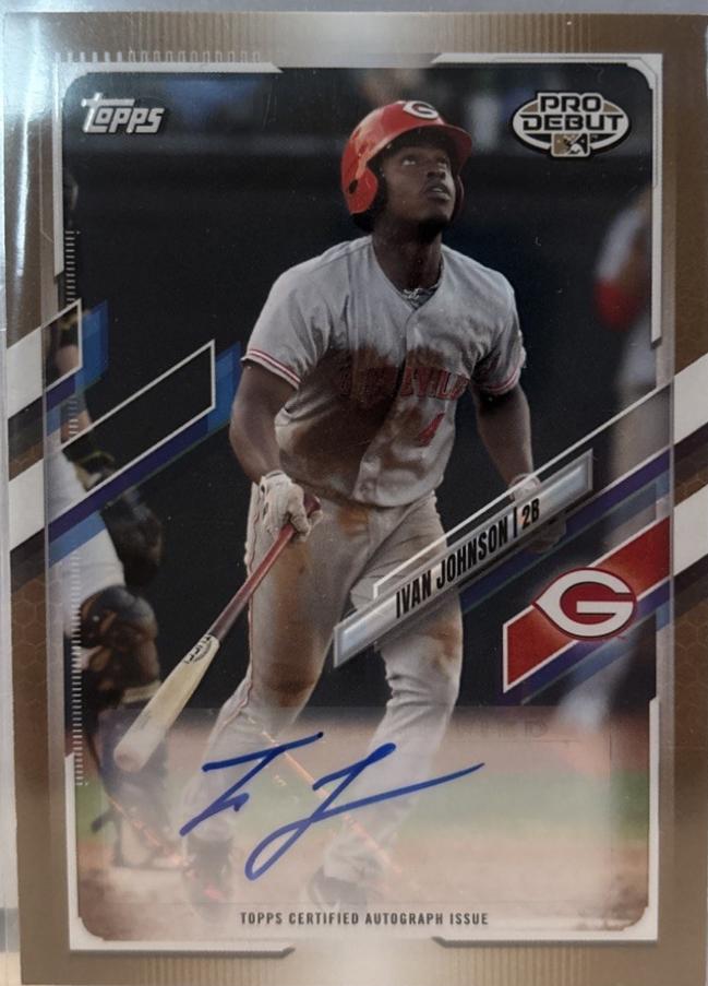 Ivan Johnson [Gold Autograph] #PD-102
