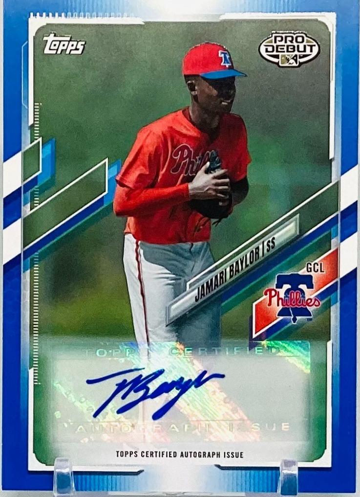 Jamari Baylor [Blue Autograph] #PD-149