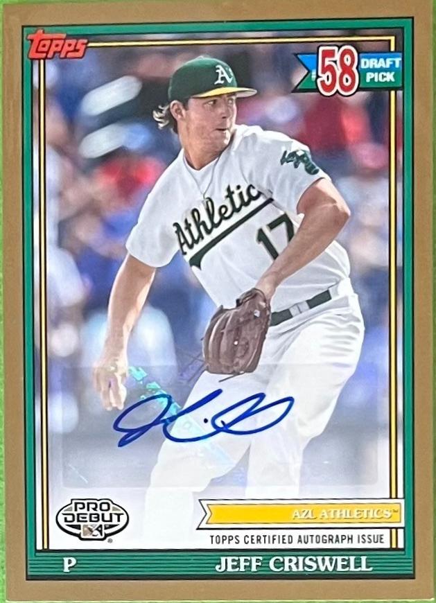 Jeff Criswell [Gold Autograph] #PD-200
