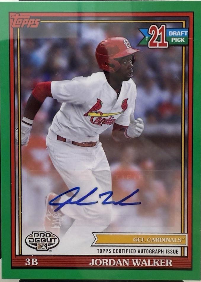 Jordan Walker [Green Autograph] #PD-169