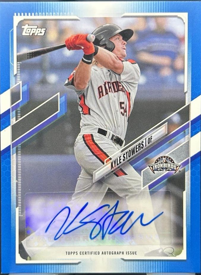 Kyle Stowers [Blue Autograph] #PD-100