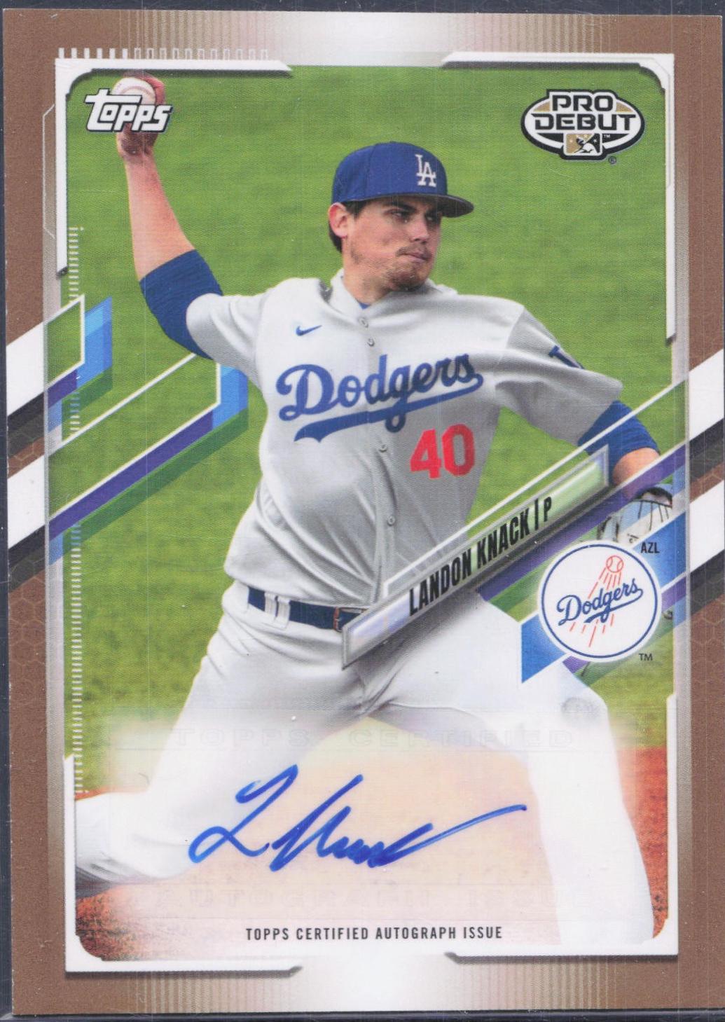 Landon Knack [Gold Autograph] #PD-62