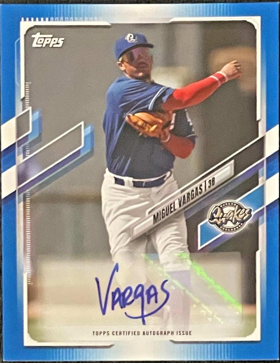 Miguel Vargas [Blue Autograph] #PD-23