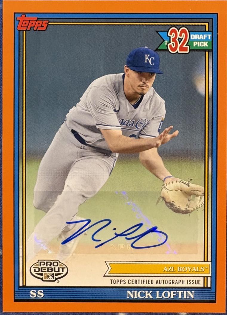 Nick Loftin [Orange Autograph] #PD-185