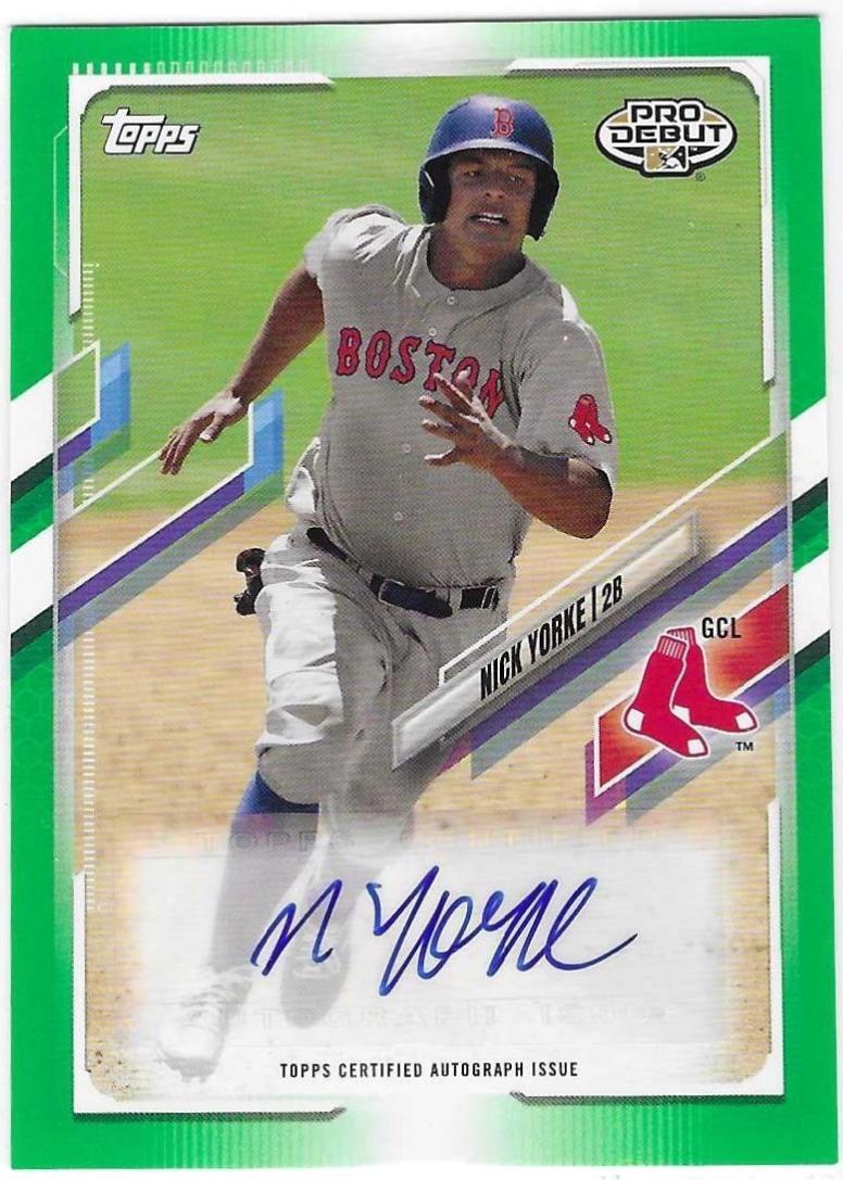 Nick Yorke [Green Autograph] #PD-92