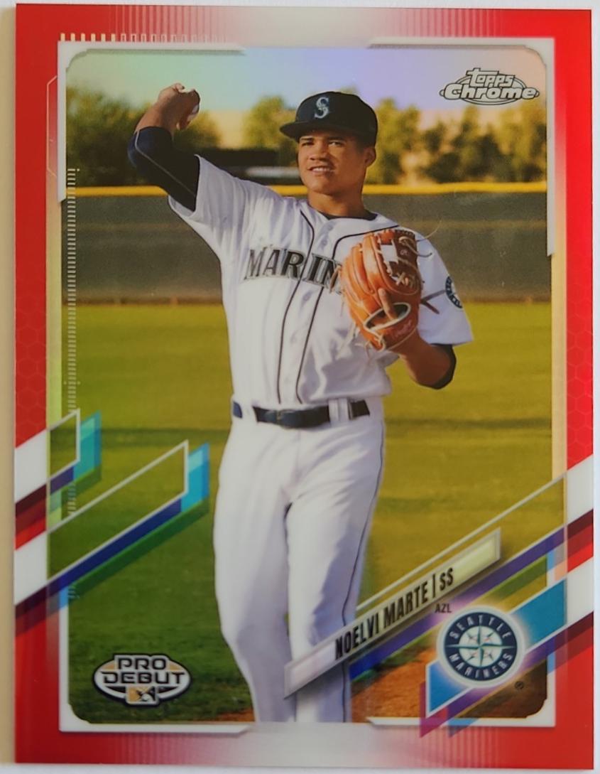 Noelvi Marte [Chrome Red Refractor] #PDC-81