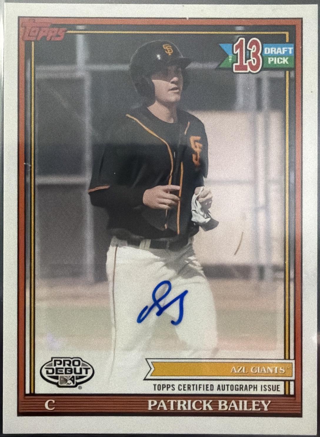 Patrick Bailey [Autograph] #PD-162