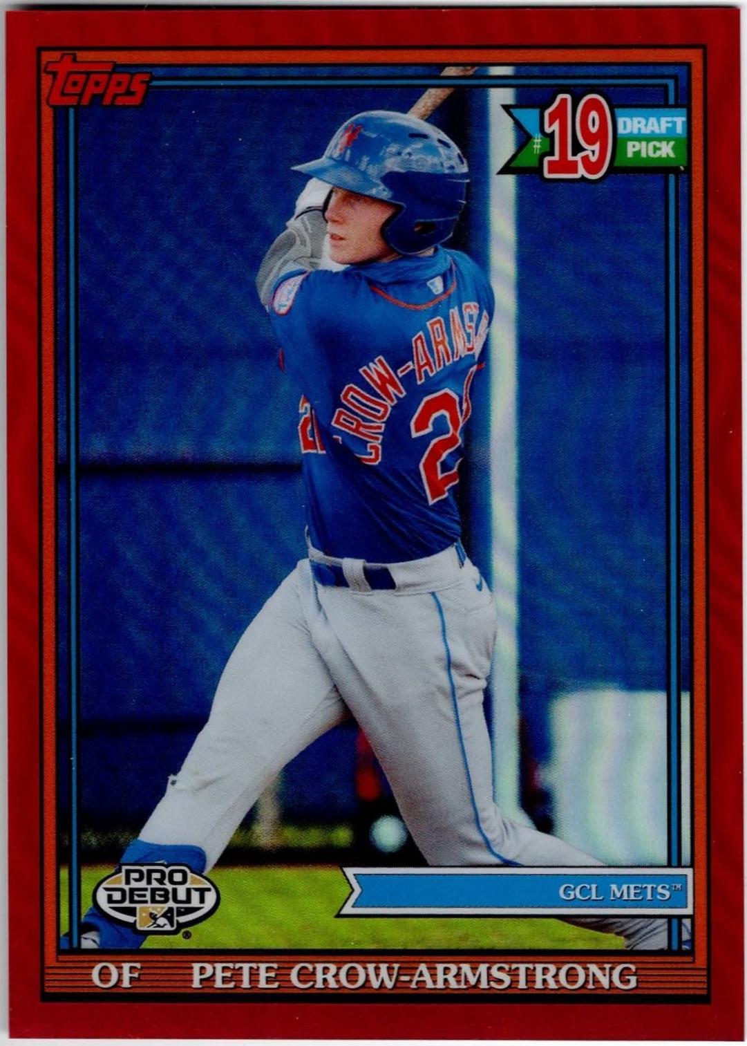 Pete Crow-Armstrong [Chrome Red Refractor] #PDC-167