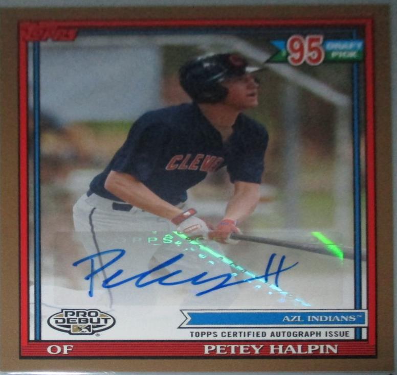 Petey Halpin [Gold Autograph] #PD-184