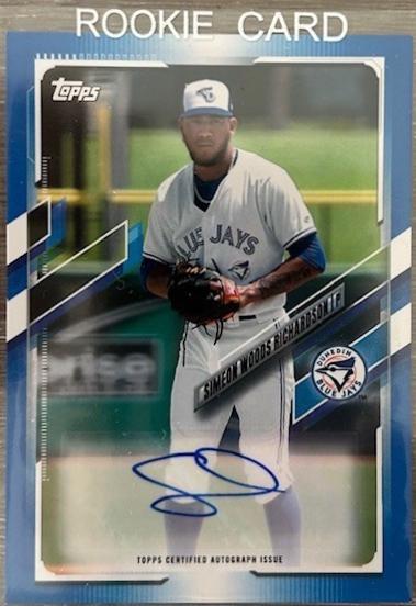 Simeon Woods Richardson [Blue Autograph] #PD-68