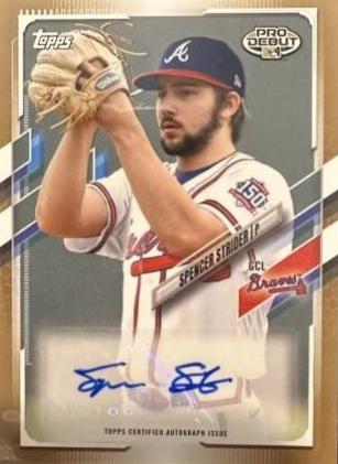 Spencer Strider [Gold Autograph] #PD-104