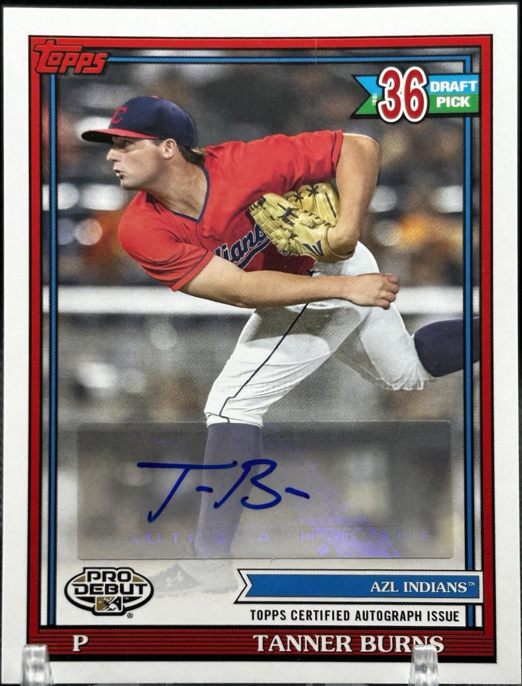 Tanner Burns [Autograph] #PD-180