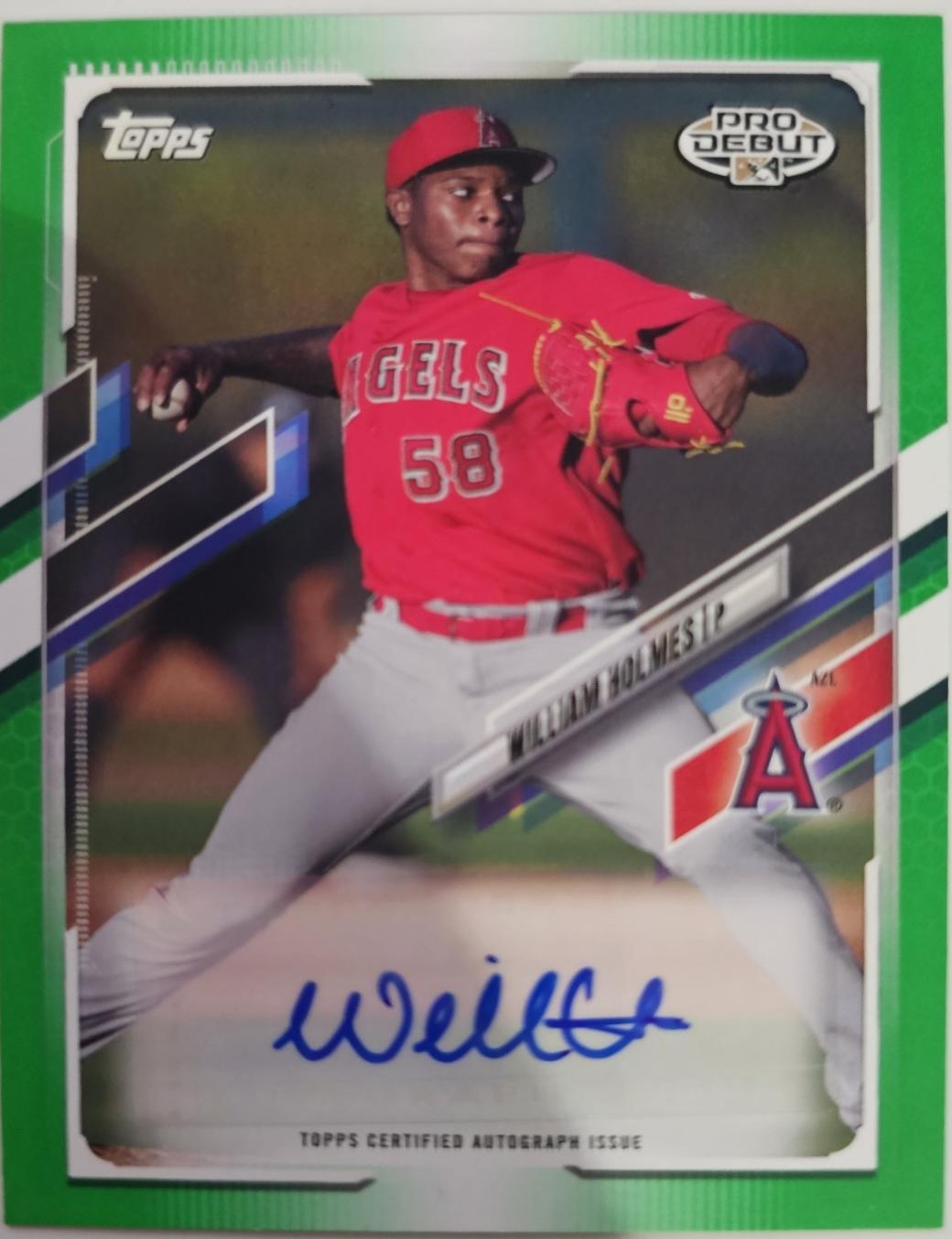 William Holmes [Green Autograph] #PD-6