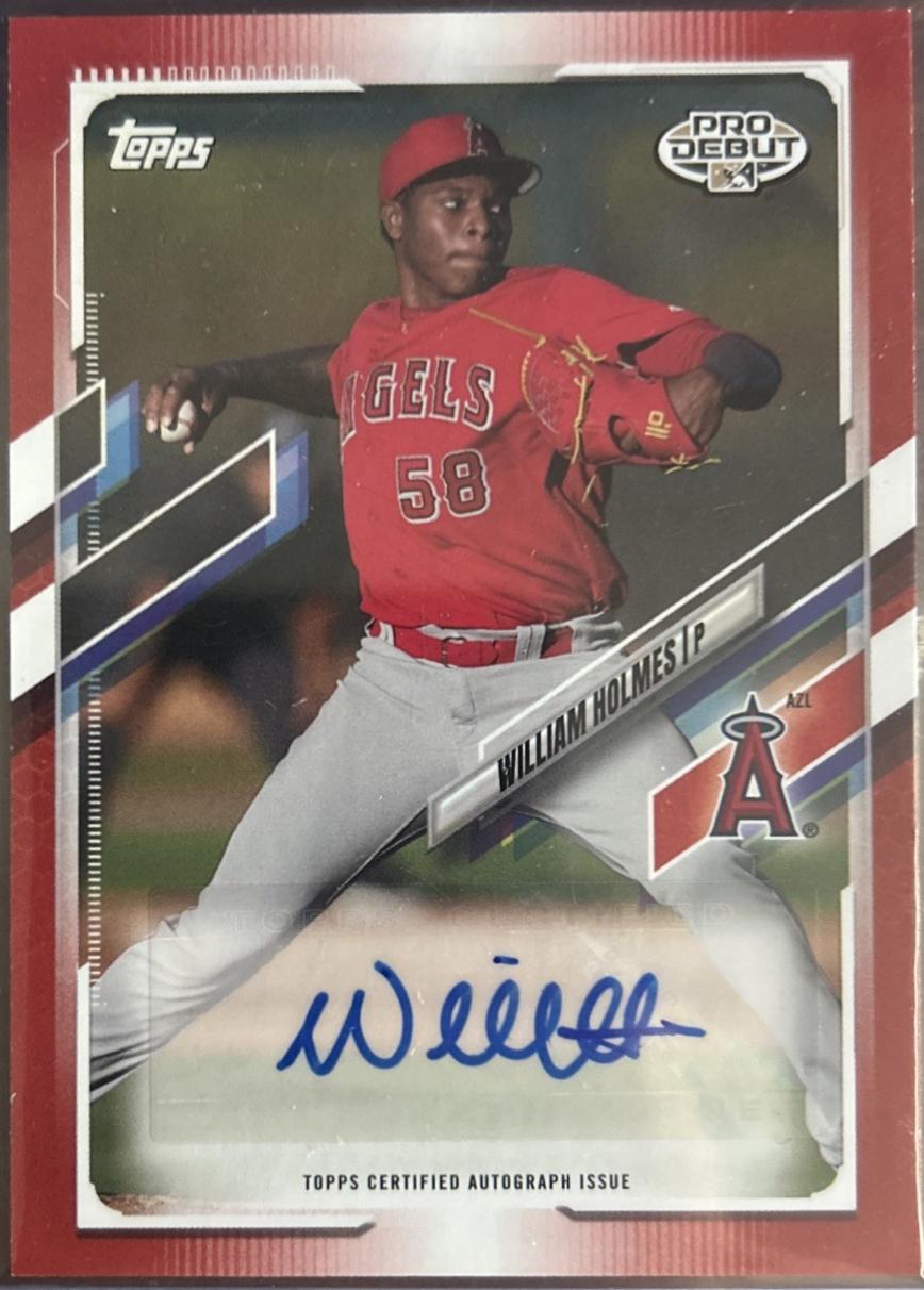 William Holmes [Red Autograph] #PD-6