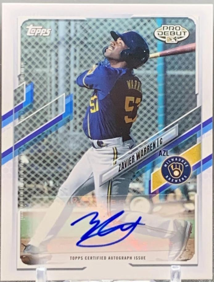 Zavier Warren [Autograph] #PD-55