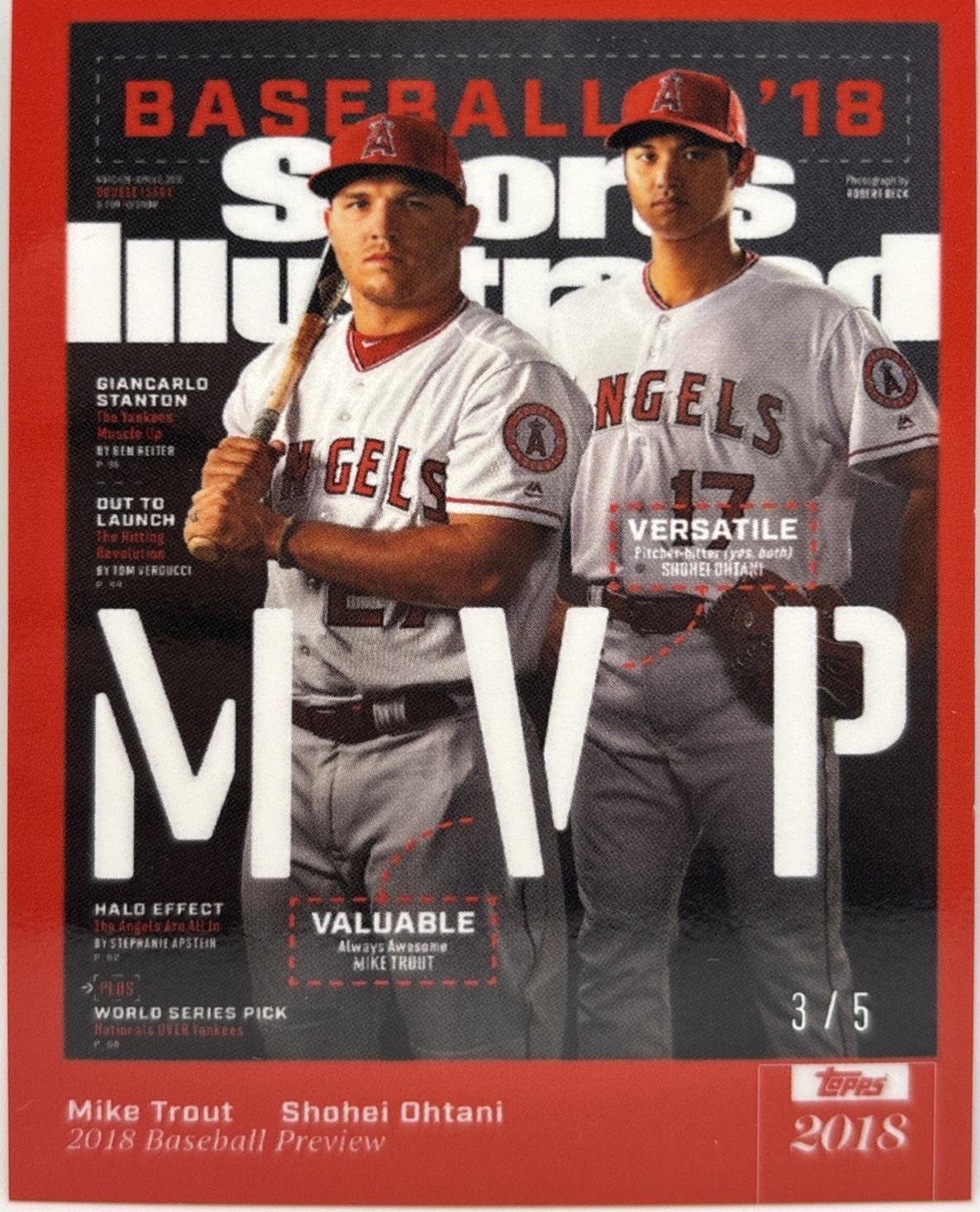 Mike Trout, Shohei Ohtani [Red] #36