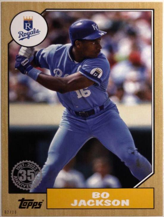 Bo Jackson [5x7 Gold] #T87-21
